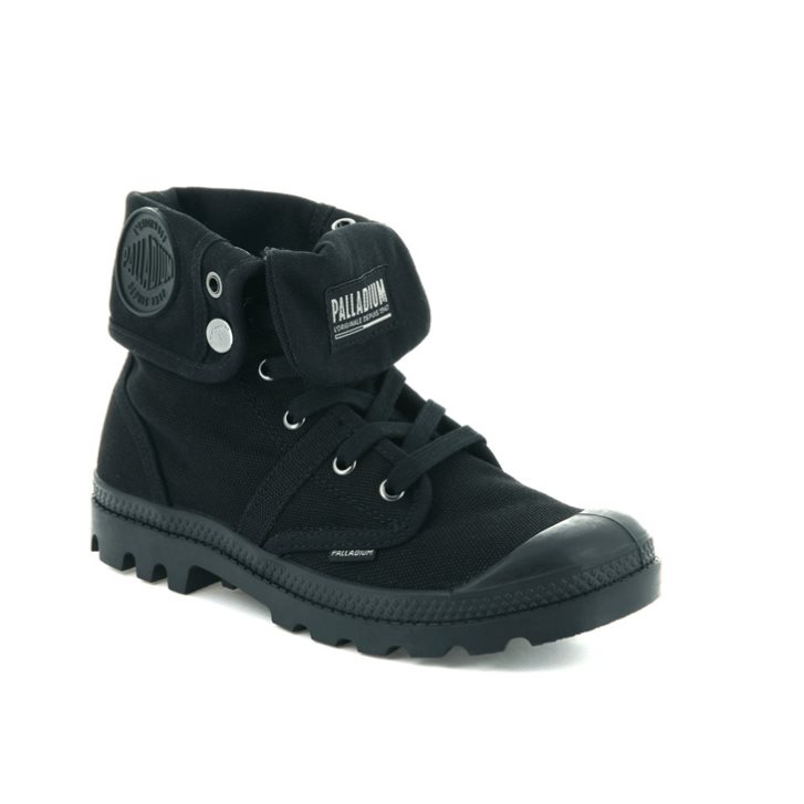 Bottes Palladium Pallabrousse Baggy Femme Noir | FR MAO034S